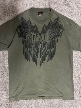 Vintage TAPOUT Green Shirt Y2K